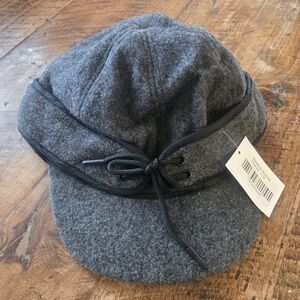 Wyoming Traders Charcoal Wool Hat with Black Trim